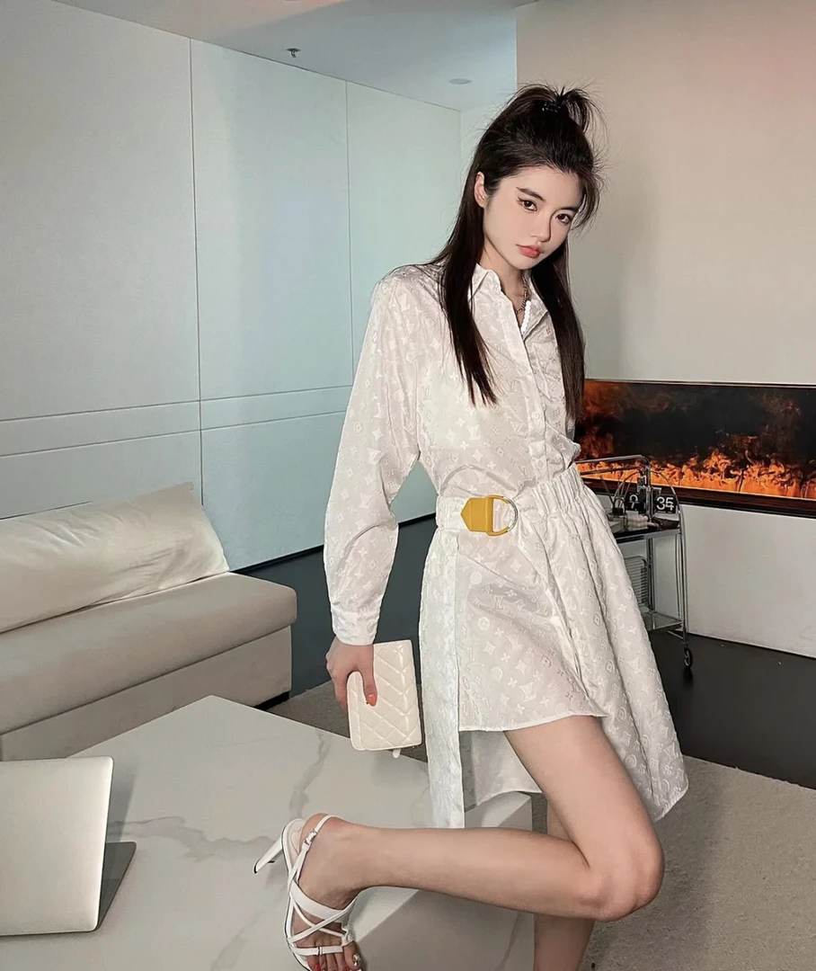 LouisVuitton/路易威登  dd0760  暗纹满印连衣裙 36码