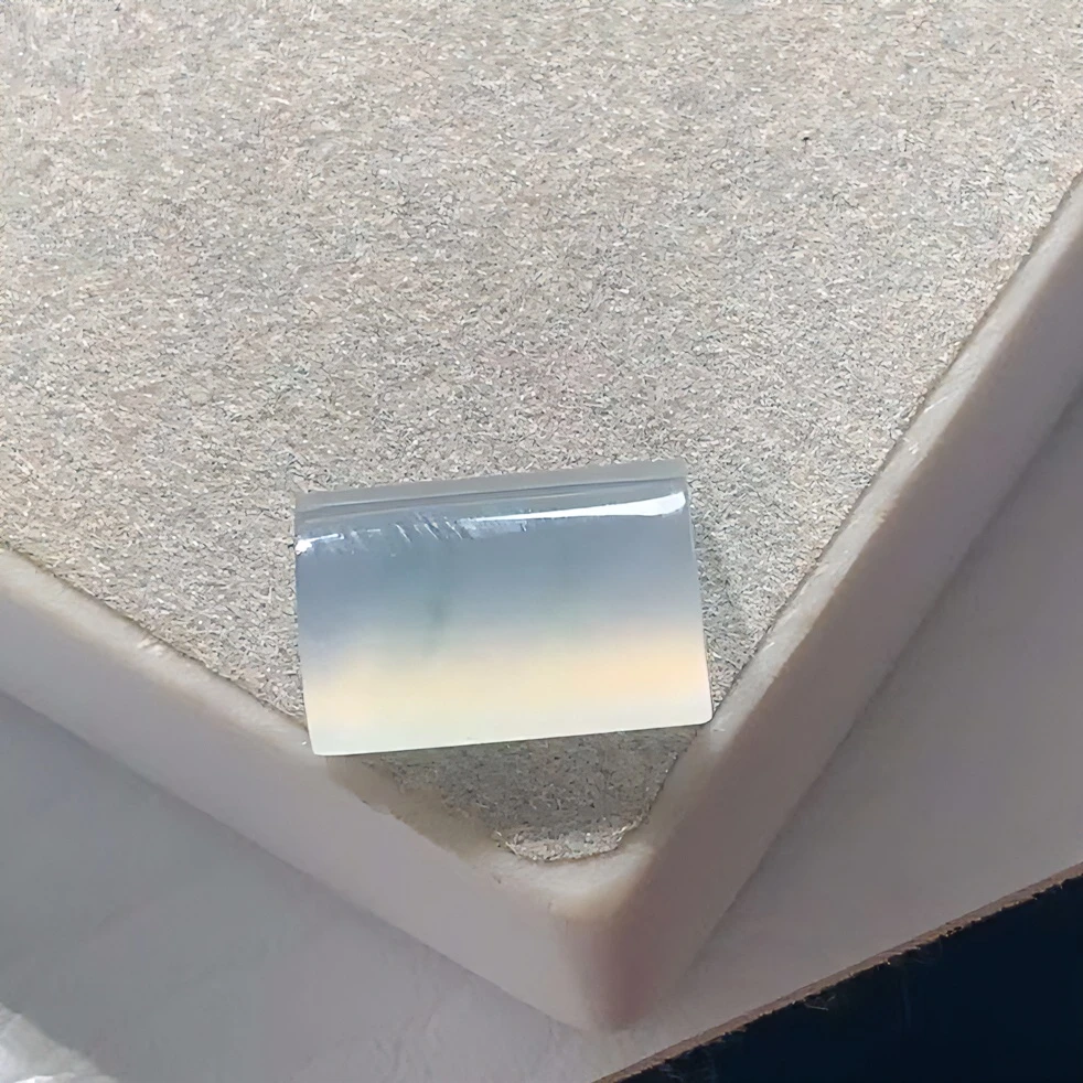 缅甸天然翡翠A货马鞍无事牌尺寸13.1-9.3-4.3