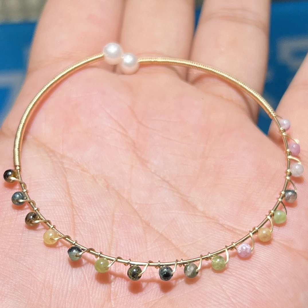 【颜会长甄选】碧玺手镯 A449 多样性发一件