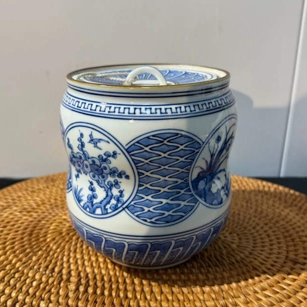 光伸青花水指中古商品介意勿拍