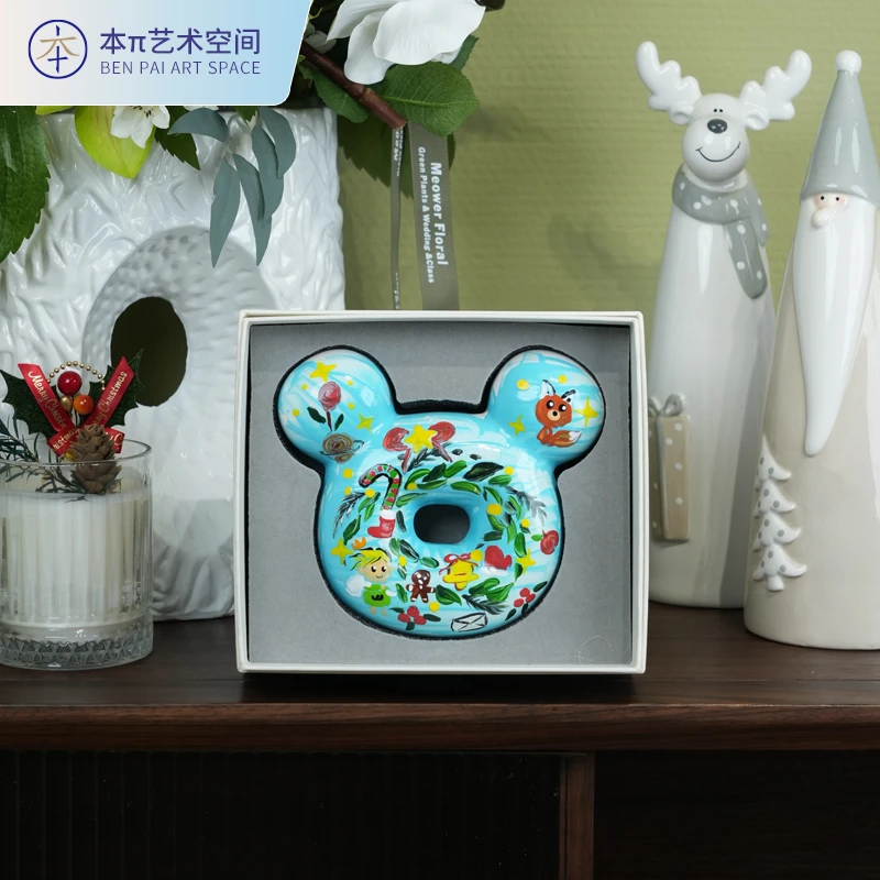 原创陶瓷摆件家具艺术送礼神器创意流体DIY礼物可定制家居客厅013