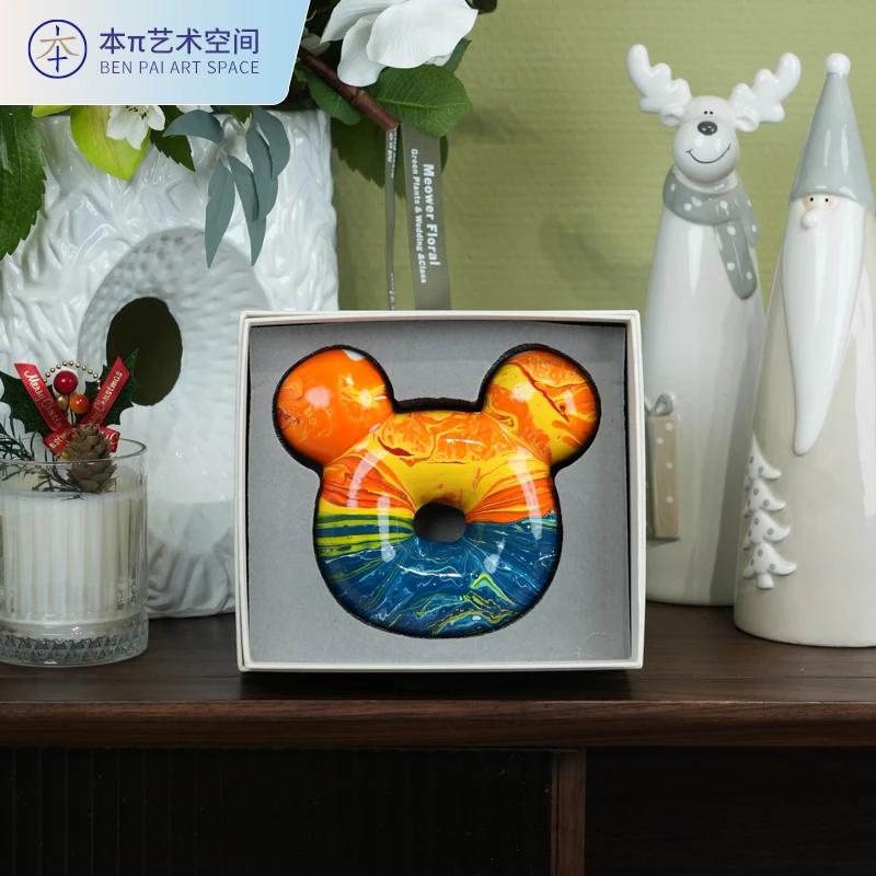 原创陶瓷摆件家具艺术送礼神器创意流体DIY礼物可定制家居客厅012