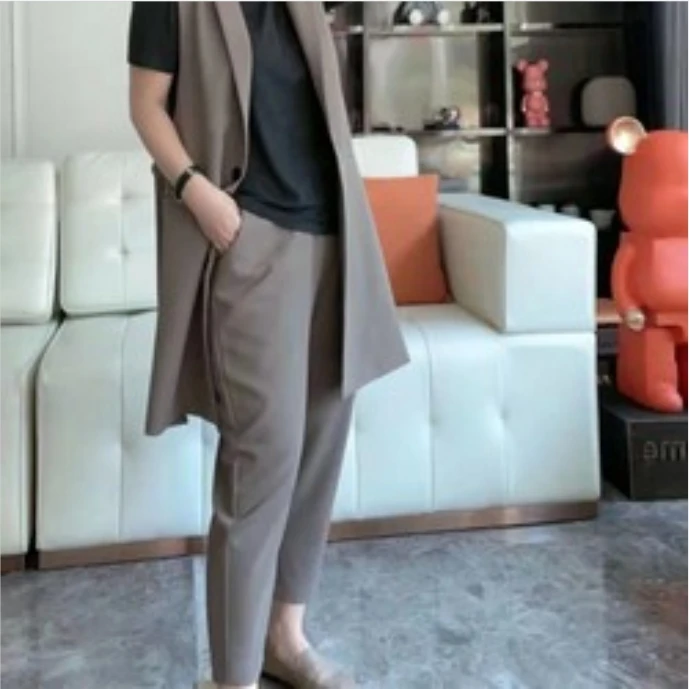 时尚百搭休闲西装裤3072