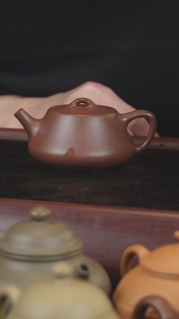 【闪购商品】紫砂茶壶大水潭紫泥 础瓢