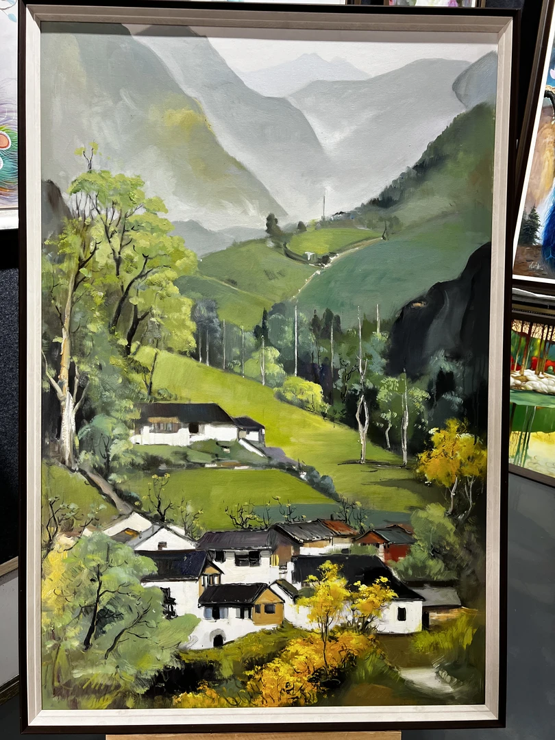 九炎画坊装饰画80*120  玄关系列