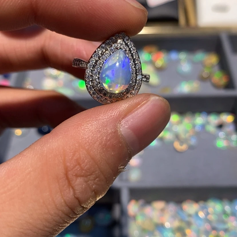 【闪购商品】欧泊戒指合金