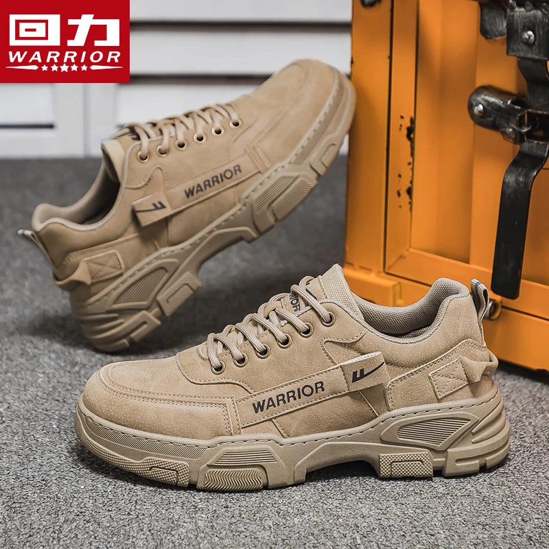 回力男鞋工装鞋2024秋季新款复古短靴美式英伦风马丁靴靴子0587