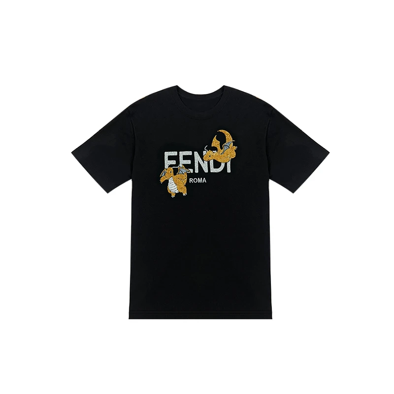 2025新款春夏卡通快龙短袖D2044