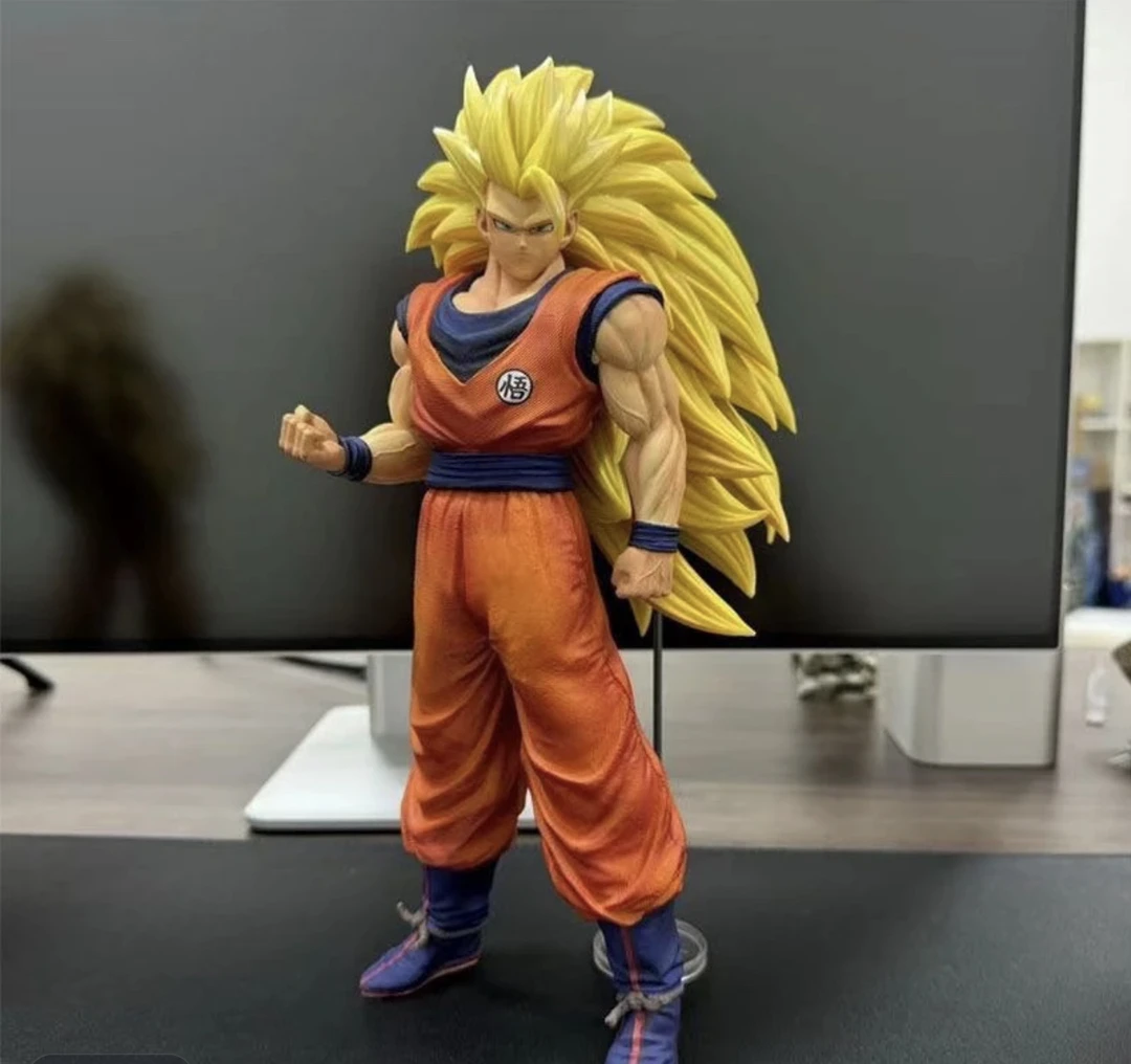 【大货实拍】30cm 超三悟空祖国版 手办模型摆件