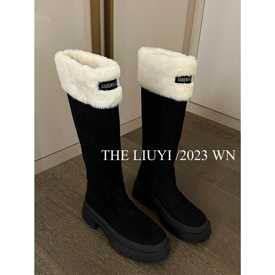 【LIUYI】时尚厚底瘦瘦长筒靴5155