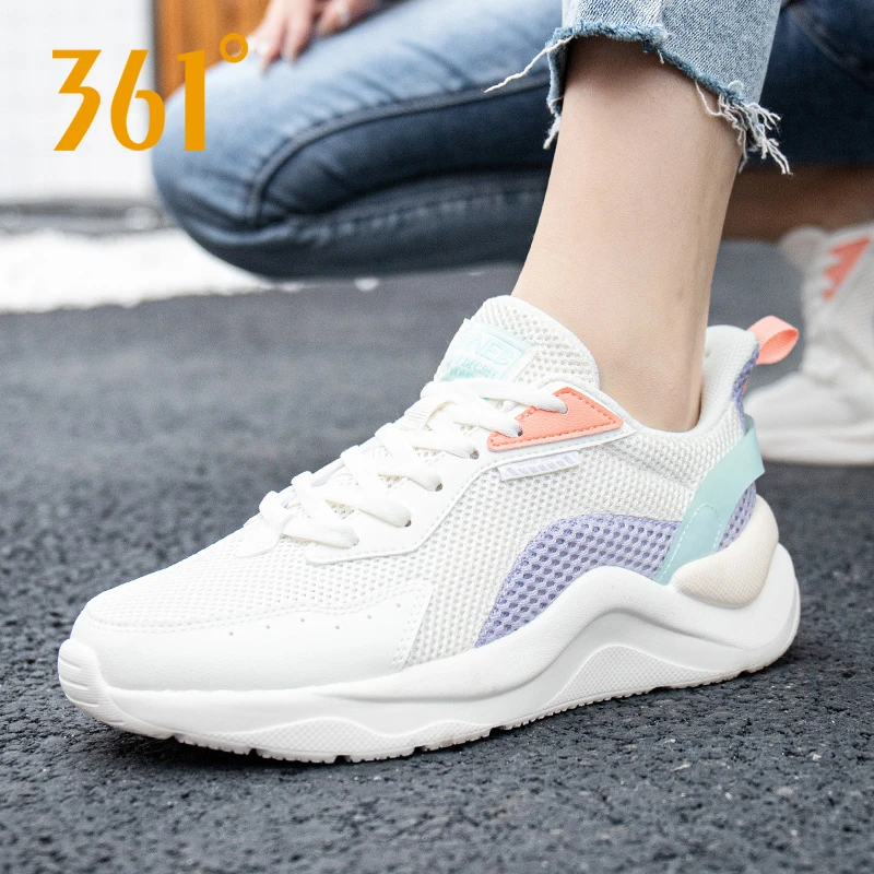 361°【云舒】女鞋运动鞋夏季跑步鞋女潮鞋网面经典防滑软底女休闲鞋