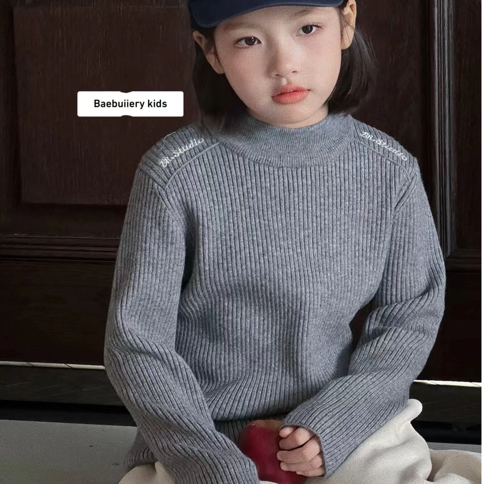 BR809173冬款肩膀字母毛衣