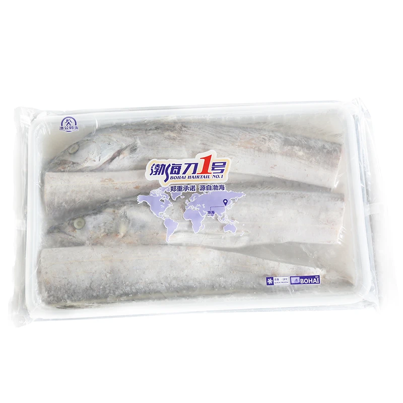 【开海节】渔公码头 渤海刀1号精品整切35~600g*3袋 总净重1800g