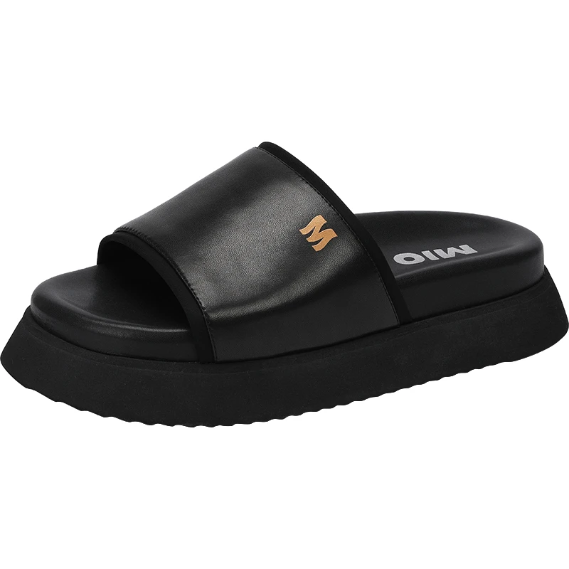 MIO女士厚底百搭凉拖