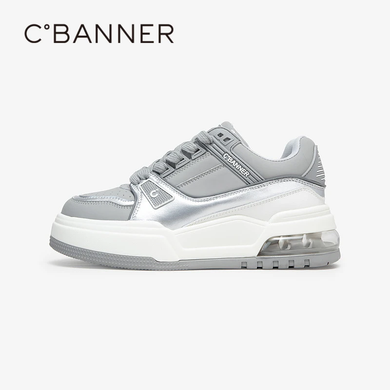 CB厚底增高潮酷板鞋女2024秋季新款时尚高级感运动鞋A24438080
