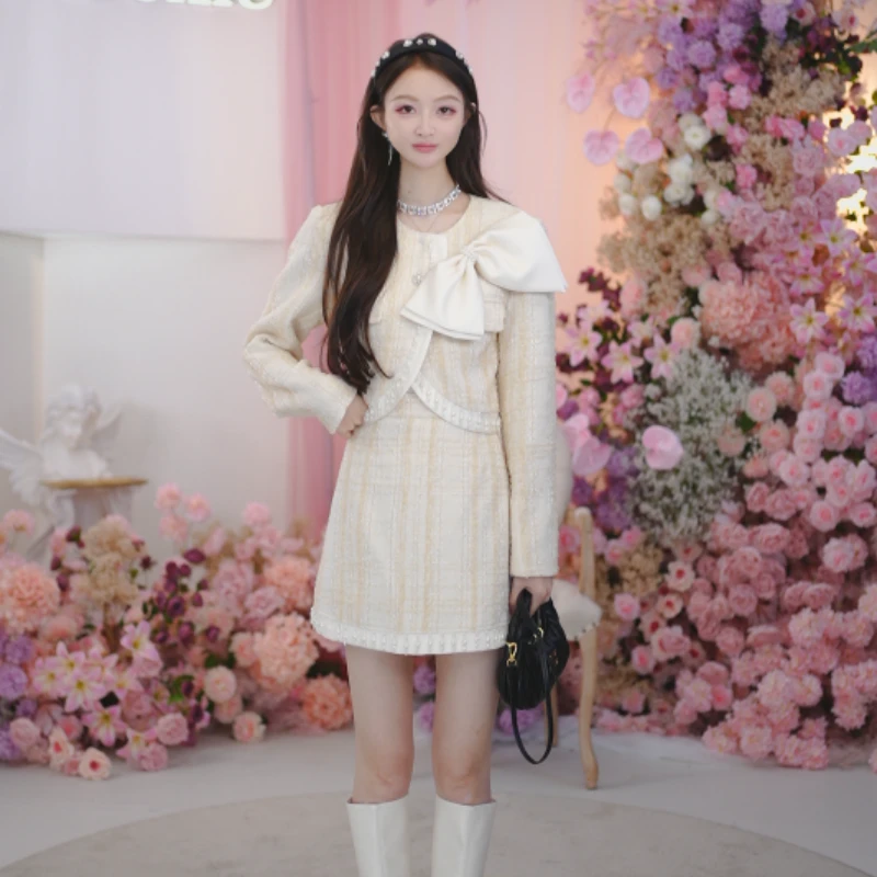 （沈大大）EVA OUXIU/伊华欧秀小香风气质法式时尚套装51WTZ5289