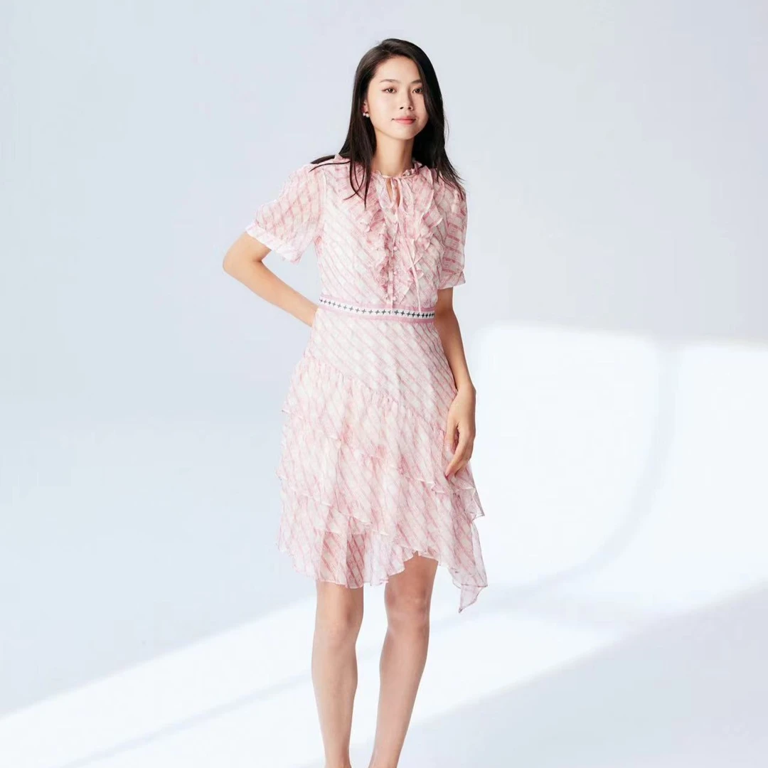 【初依专属】EVA OUXIU/伊华欧秀连衣裙32KAQ3097