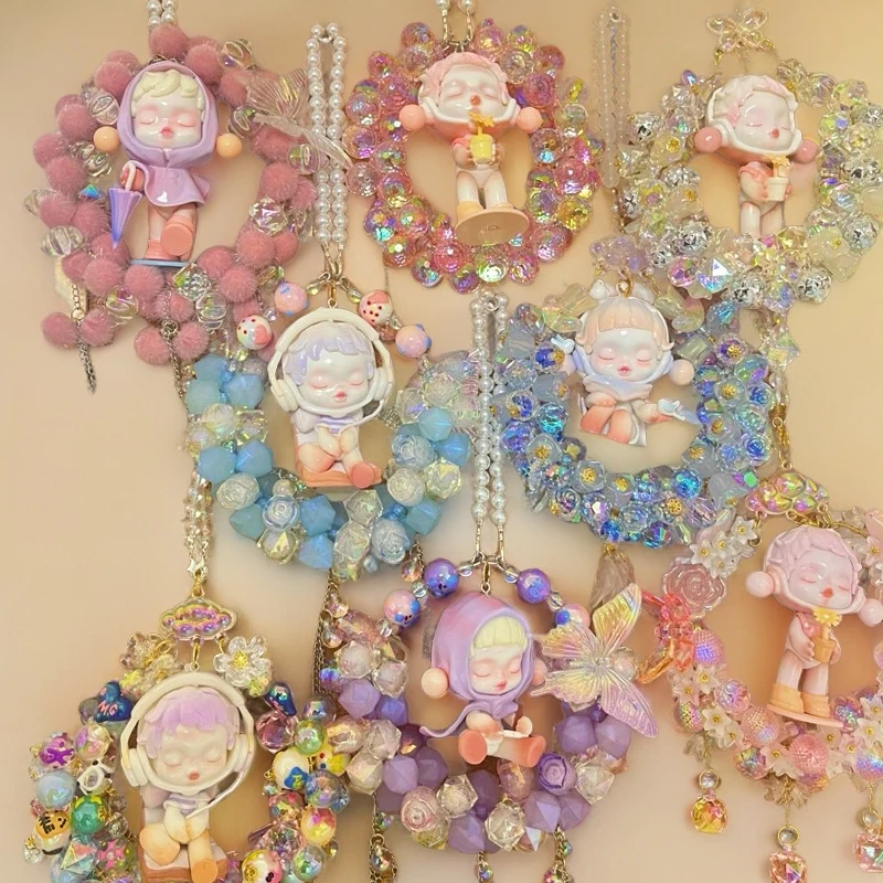 潮流车载挂件摆台饰品纯手工立体DIY饰品高奢重工