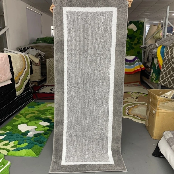 欧美单渐变色提花卧室床边毯沙发飘窗垫家用防滑脚垫