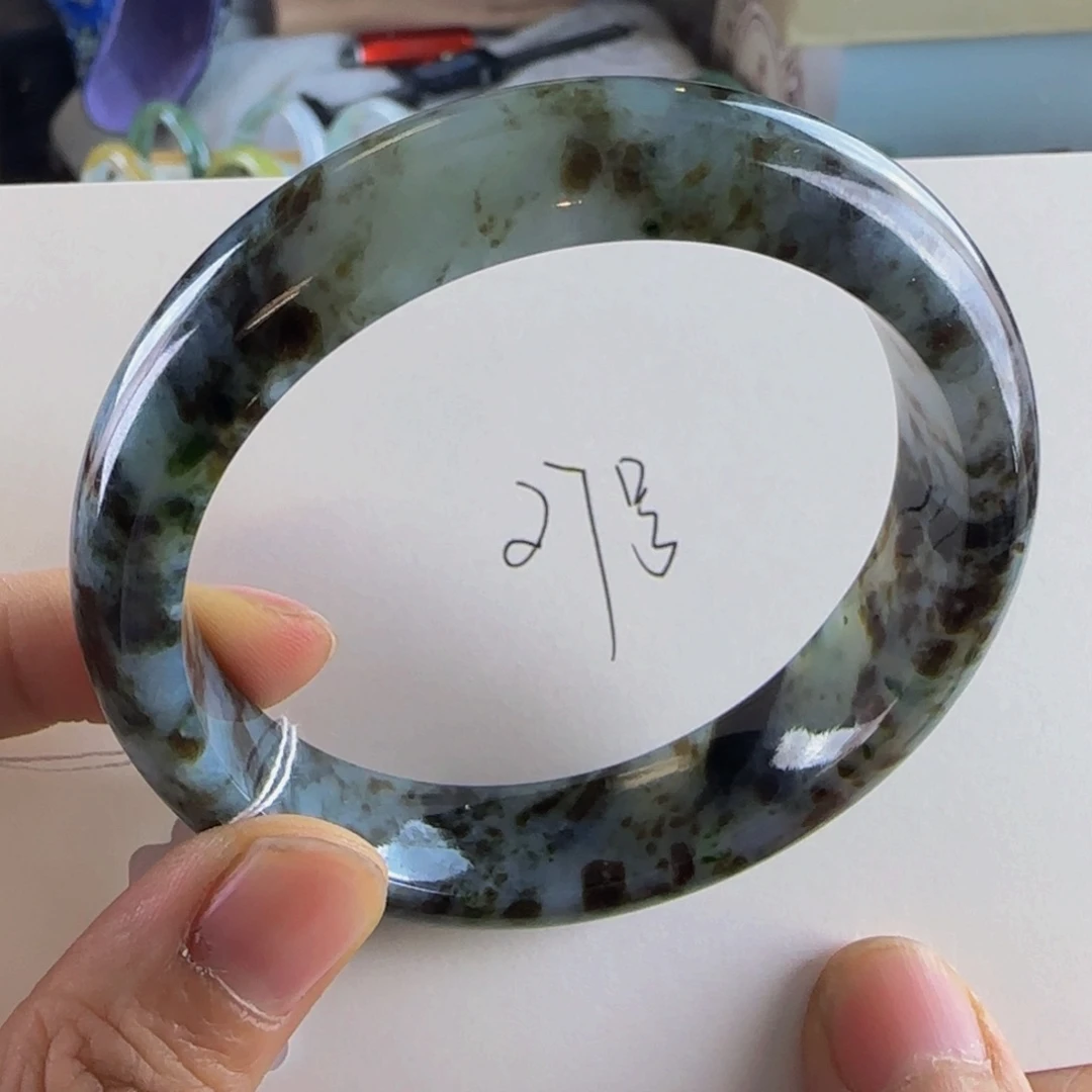 【闪购商品】翡翠手镯未镶嵌老坑58.7