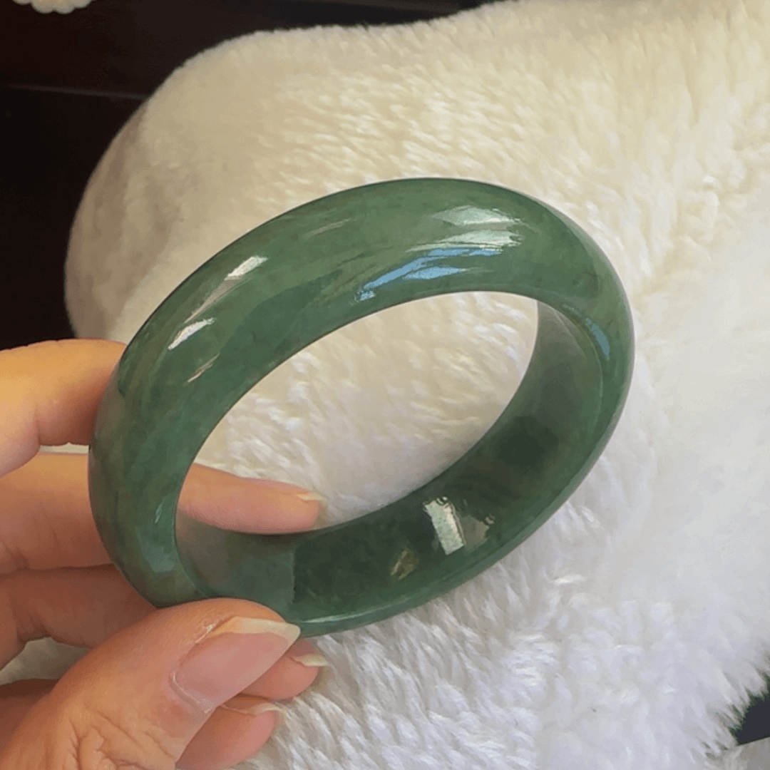 【闪购商品】翡翠手镯未镶嵌老坑54