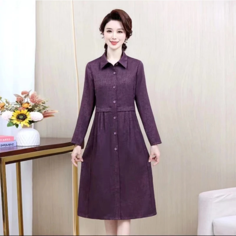 【千姿燕】3618新款西装领龟裂纹纯色气质收腰显瘦质高级风衣外套