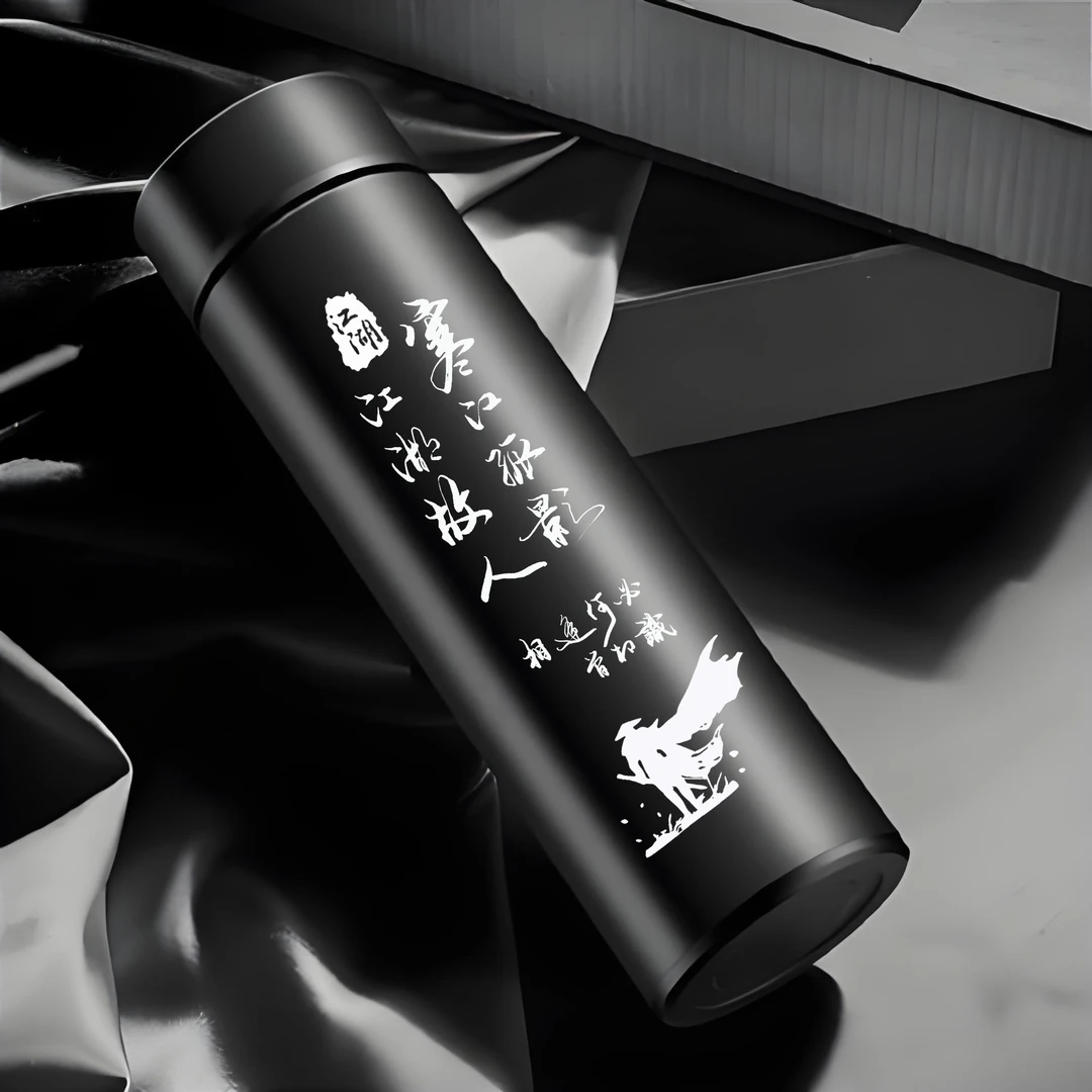 保温杯学生男个性免费刻字私人定制logo订做304不锈钢智能水杯子