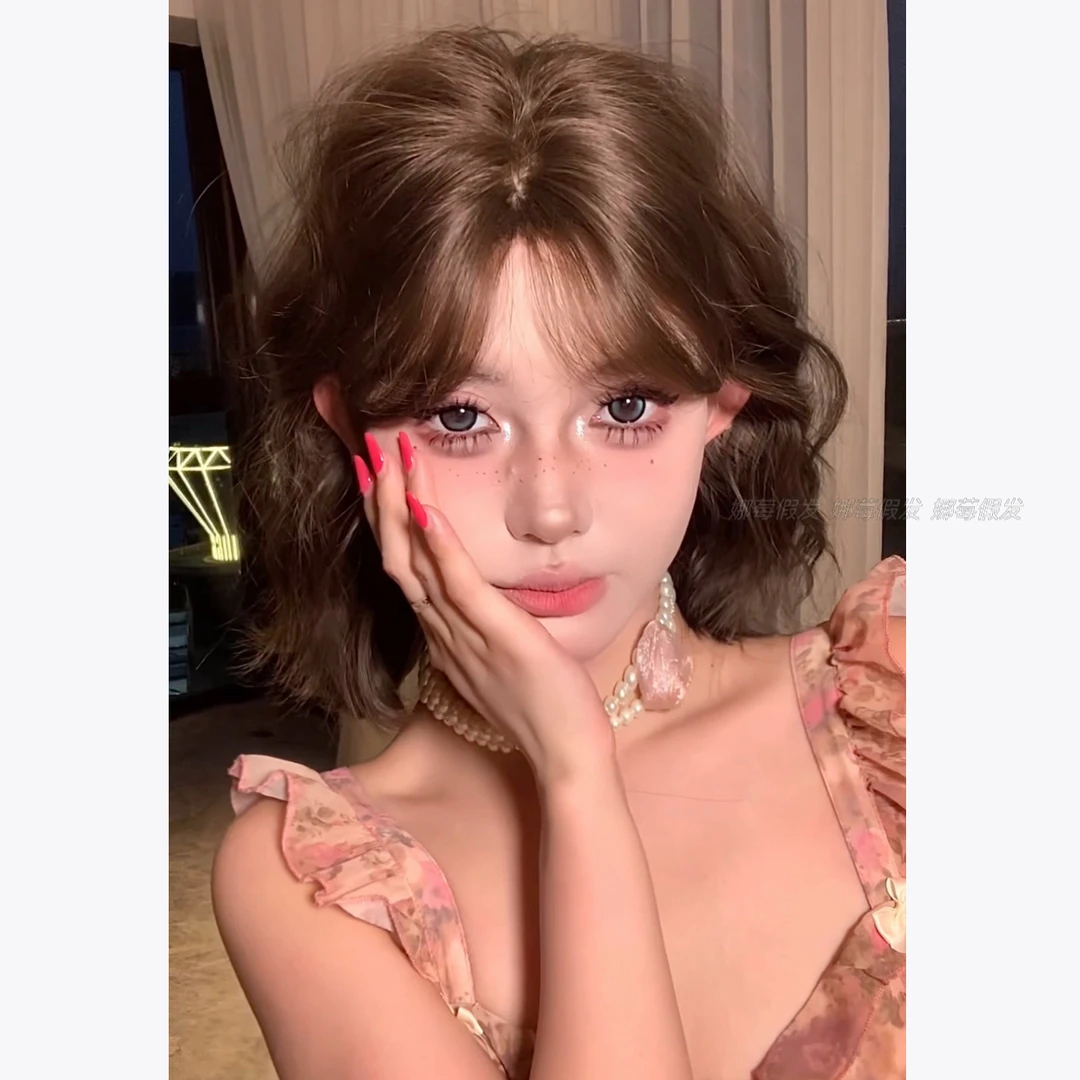 娜莓【无辜卷卷】蛋卷短发夏季显白日常自然爆款短发女生全头套假发