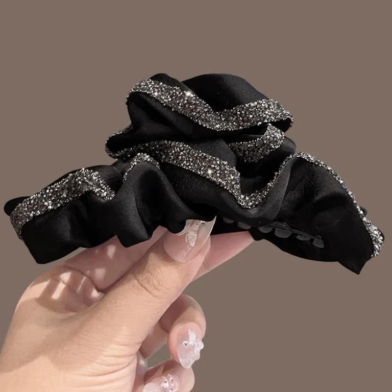 A约13cm新款高级感繁星抓夹女新款后脑勺鲨鱼夹子头饰2247