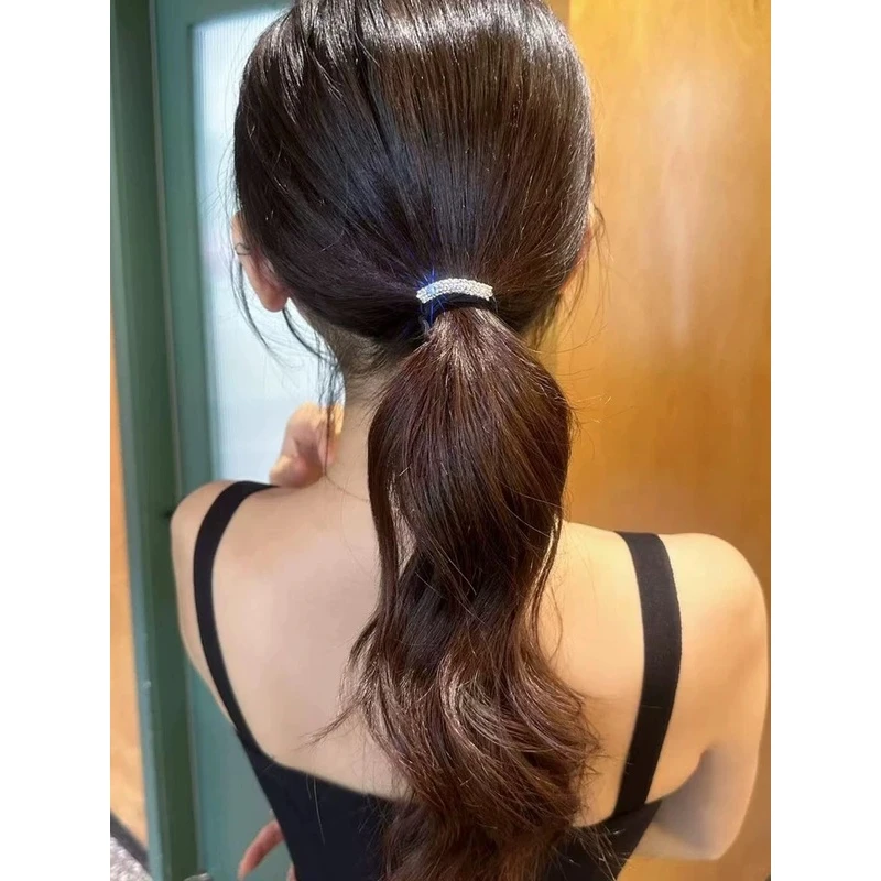 K高端带潮流圈百搭轻奢发绳扎高马尾高弹力耐用头绳网红皮筋1259