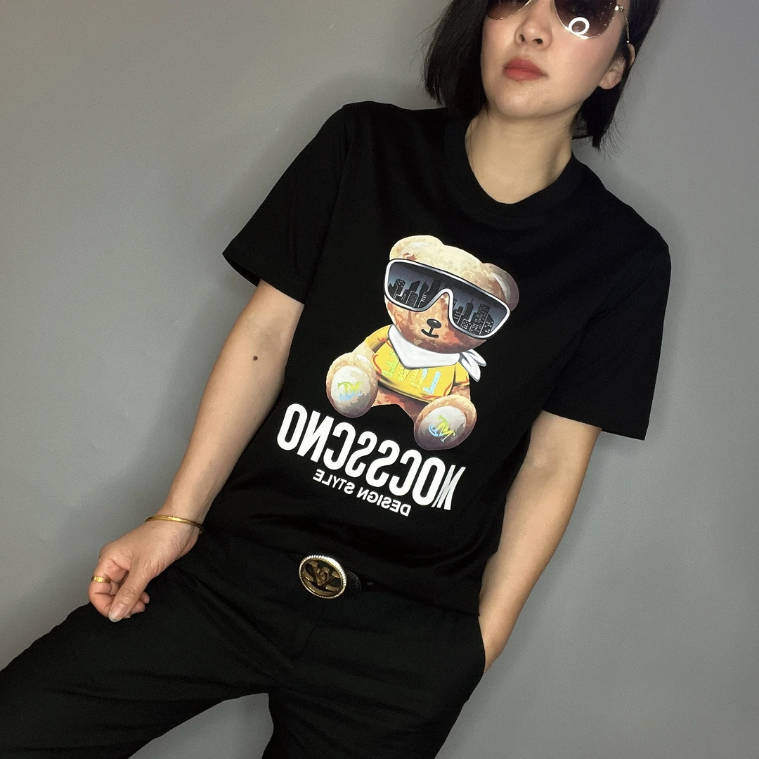 春夏款MOC高端轻奢时尚潮流男士短袖T恤-(二色)