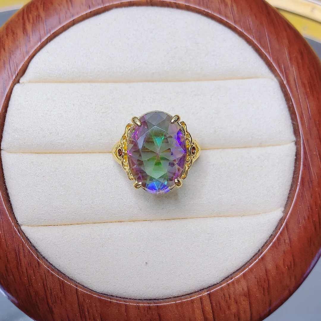 铜合金戒指 621 时尚经典设计 炫彩女款戒指