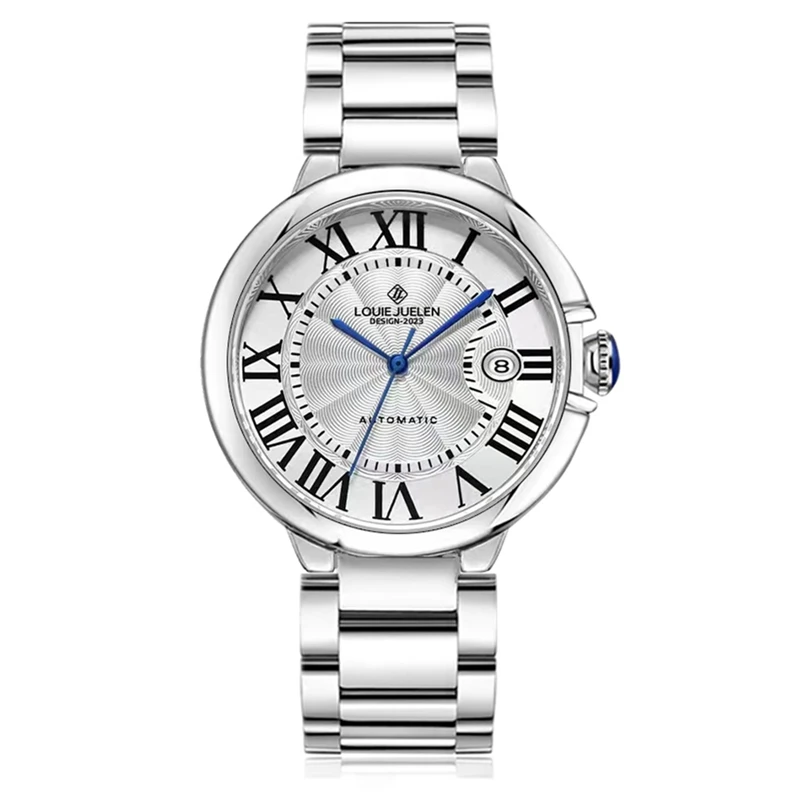 【黎莎专属】 蓝气球系列钢带 L-9157 时尚男士机械腕表 DZL