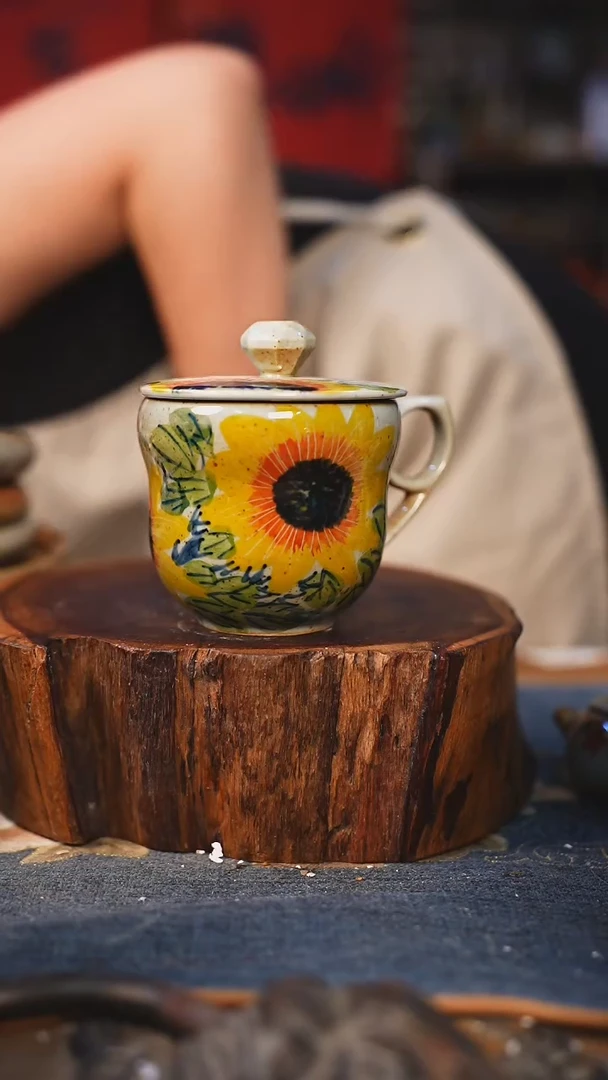 【闪购商品】壶手工手绘,高温釉下彩