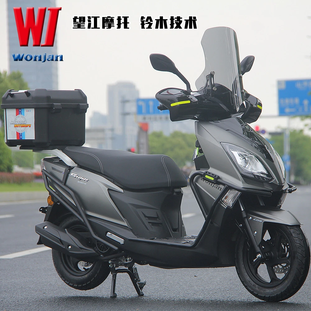 重庆望江UY125CC摩托车燃油两轮车国四电喷可上牌