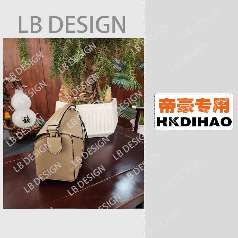 LB  DESIGN手工打造真皮高端定制女士包【1293大象灰】