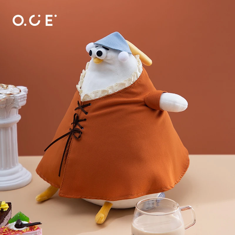 OCE睿智弱海鸥玩偶oddy衣服可爱玩具女生公仔抱枕名画系列布偶