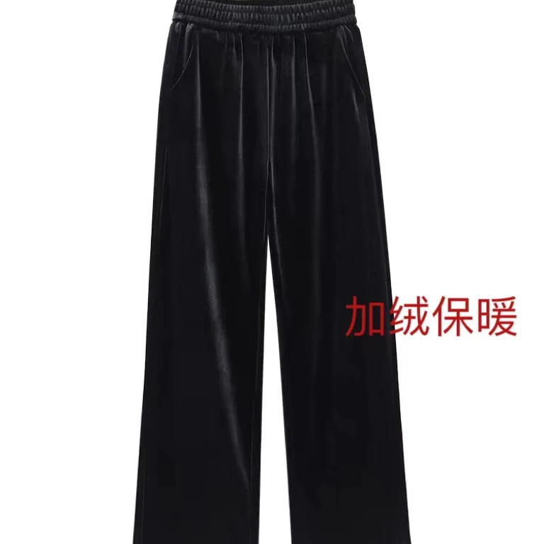 冬季新款丝绒加绒裤692