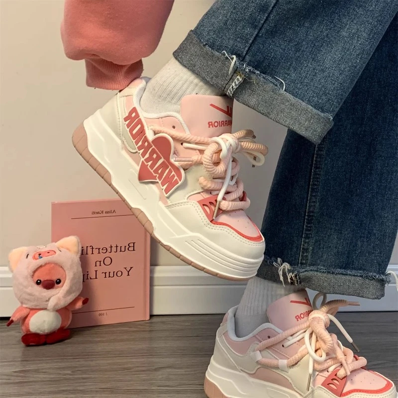 Warrior/回力2024新款女鞋潮酷板鞋原创高街鞋ins潮休闲运动鞋女