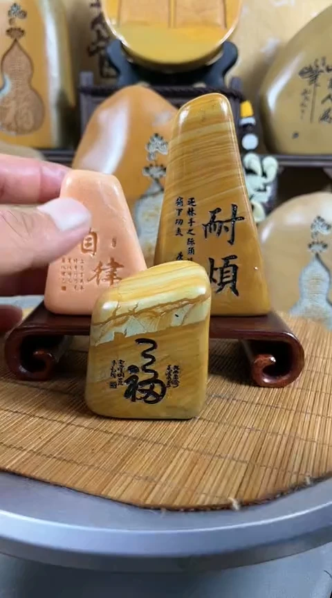【闪购商品】砖雕玉雕石雕茶桌办公桌雕刻摆件不含底座1