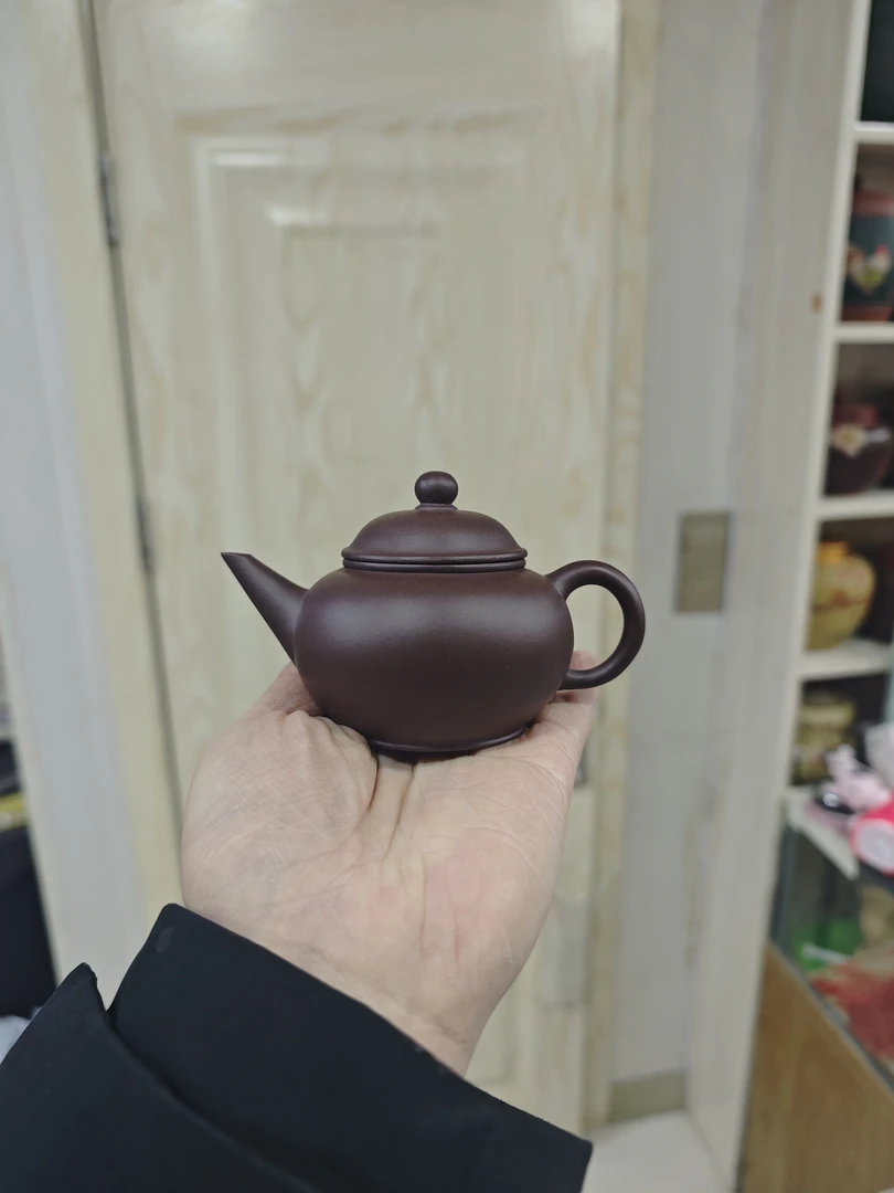 云·原矿半手工底槽清水平壶内推出水孔130cc