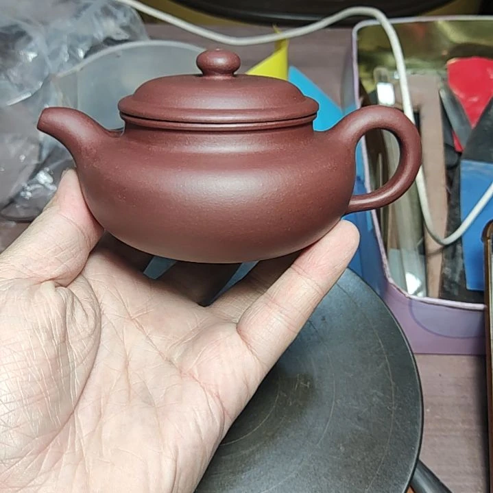 【闪购商品】紫砂茶壶180cc紫红仿古