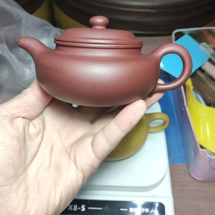 【闪购商品】紫砂茶壶180cc紫红仿古