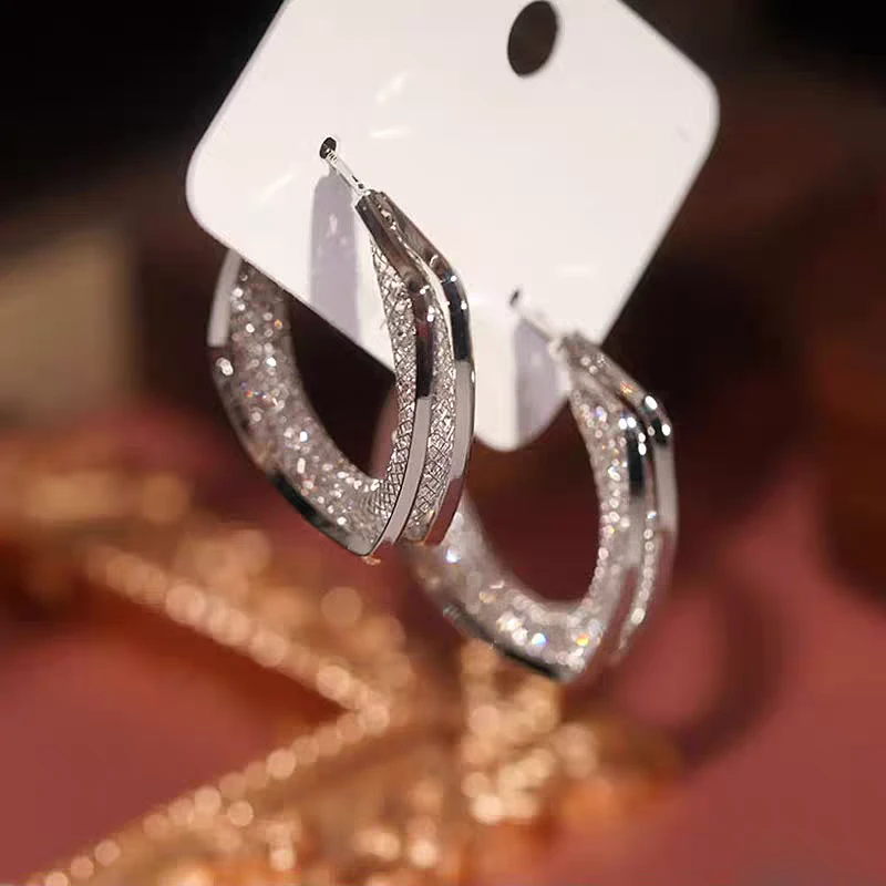 铜合金耳饰 福儿家四方来财轻奢气质耳圈