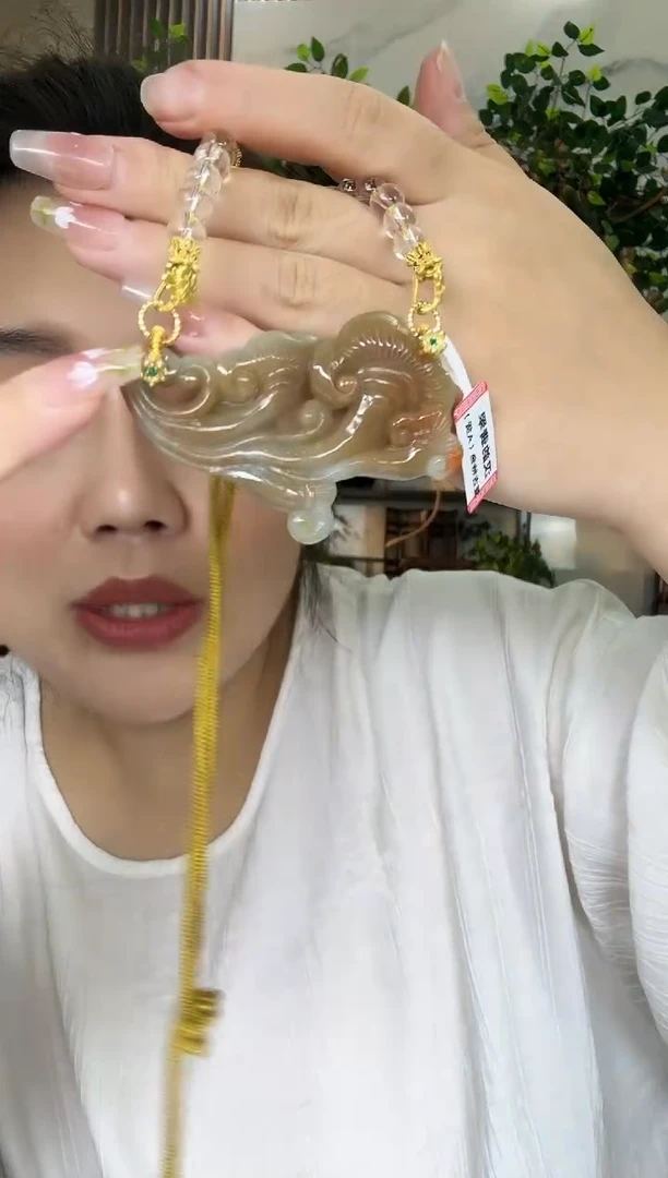 【闪购商品】翡翠颈饰未镶嵌国风复古