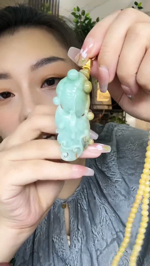 【闪购商品】翡翠颈饰未镶嵌国风复古