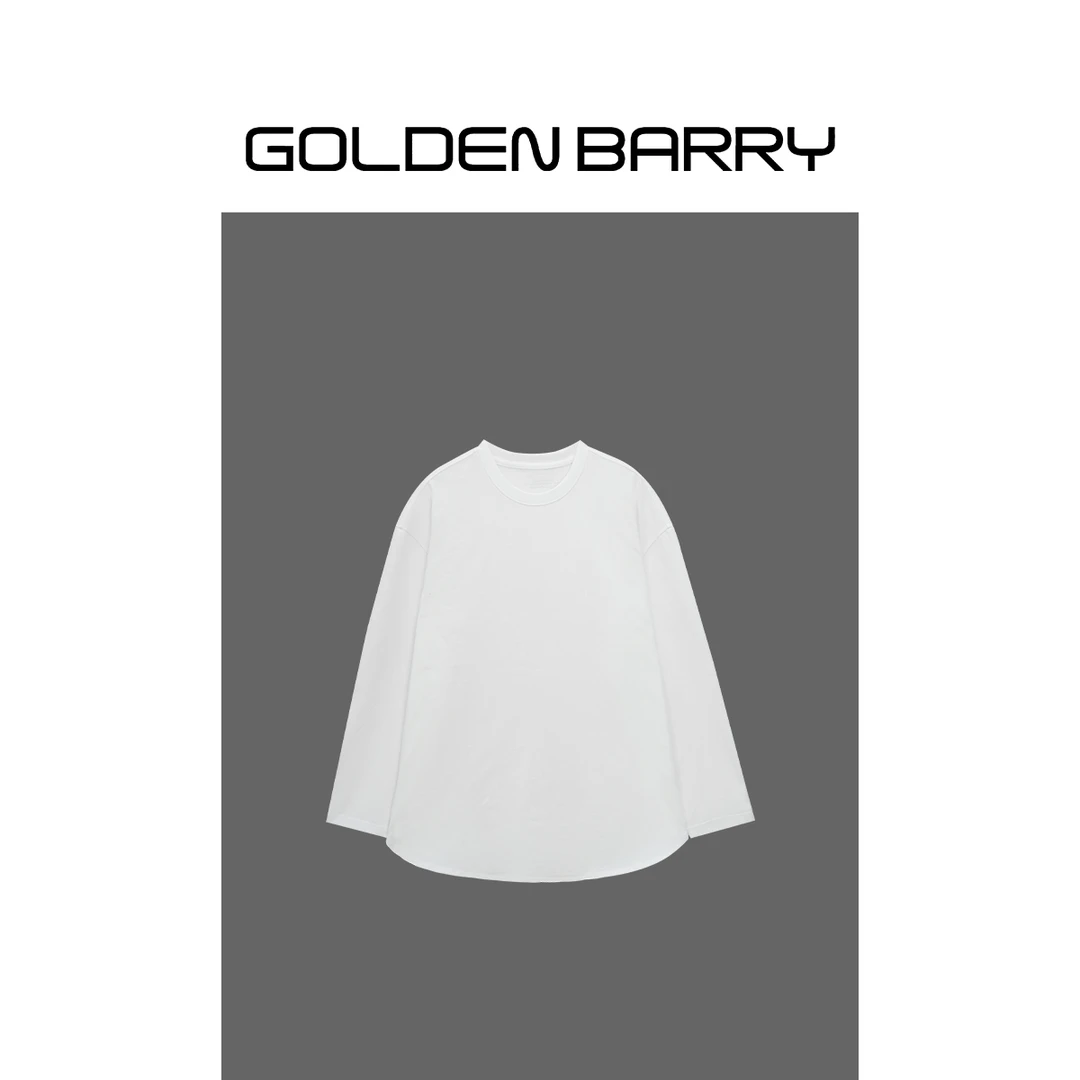 GOLDENBARRY|202469高街圆摆叠穿T恤