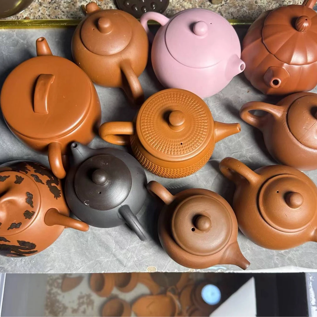 微瑕壶一只 不可使用 可当摆件 茶宠（介意勿拍）