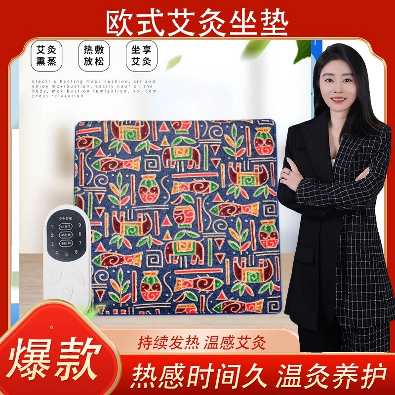 【侯氏艾草堂女神节】加热艾绒坐垫四季艾草插电发热座垫臀艾灸