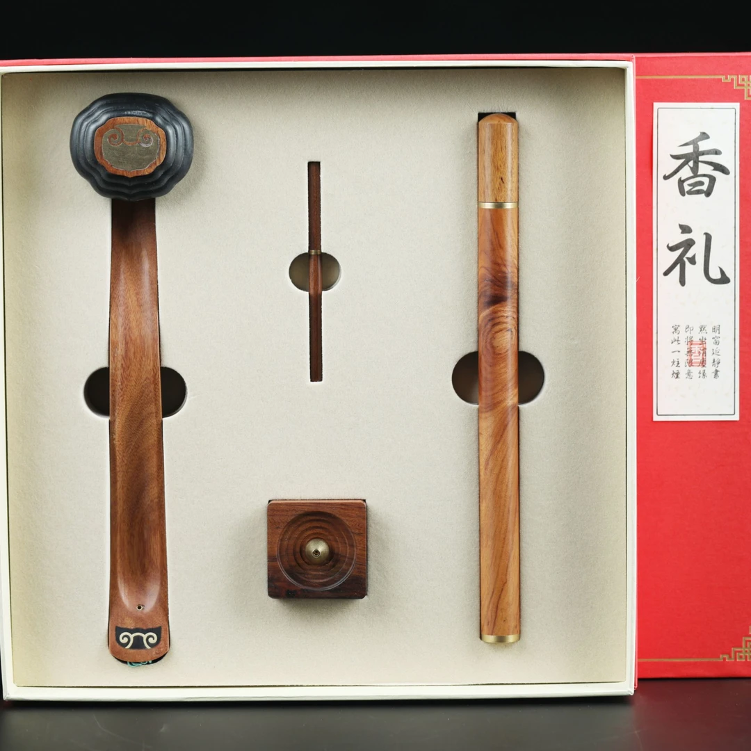 【香道类】富森红土A66线香8克+如意四件套香盒